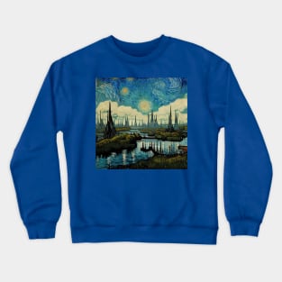 Starry Night in Kashyyyk Crewneck Sweatshirt